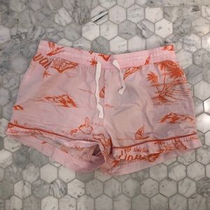 GAP Body Hawaiian Pajama Shorts